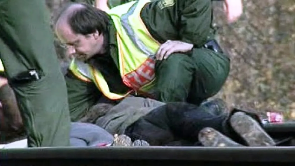 Protest proti převozu jaderného paliva