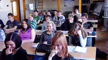 Studenti ve třídě