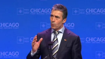 Anders Fogh Rasmussen na summitu NATO v Chicagu