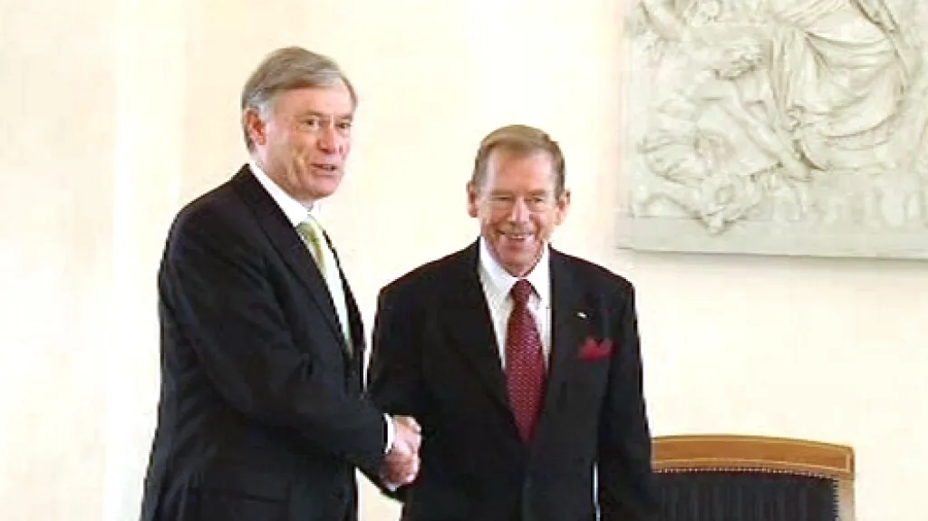 Václav Havel a Horst Köhler