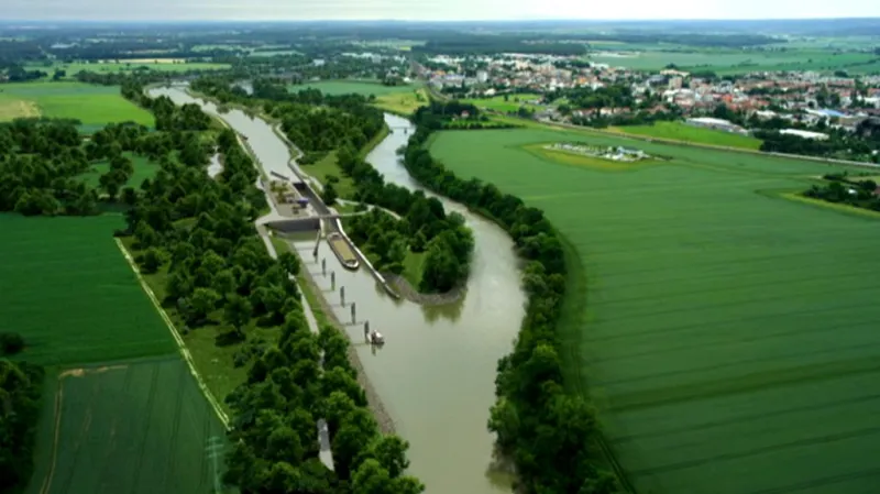 Vizualizace - splavnění Labe