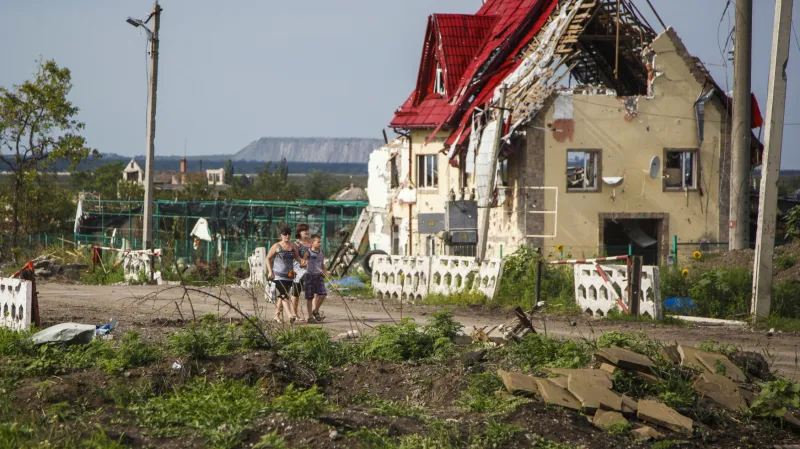 Následky bojů na Ukrajině