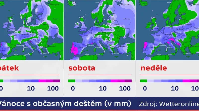 Výhled na vánoční víkend
