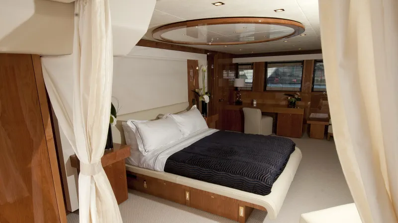Ložnice na palubě jachty