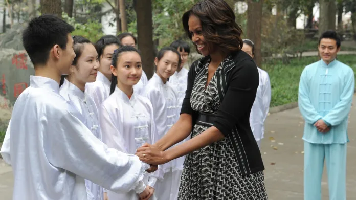 Michelle Obamová na návštěvě Číny