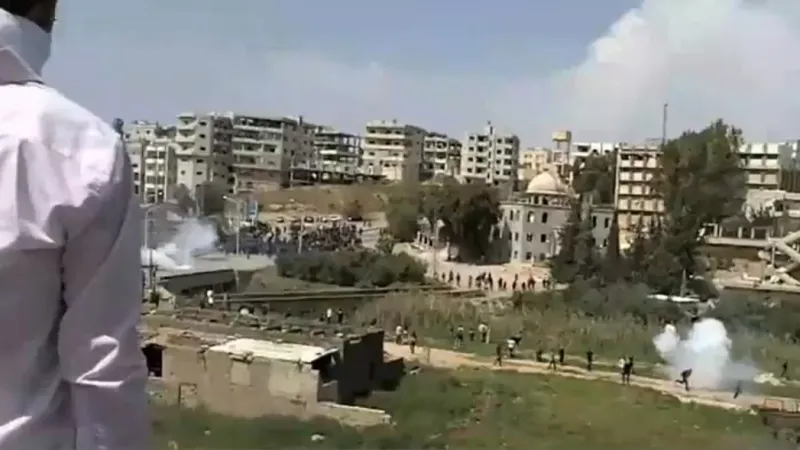 Demonstrace v Sýrii