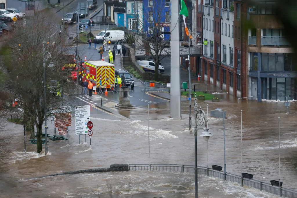 Bouře Chandra způsobila záplavy v částech Irska