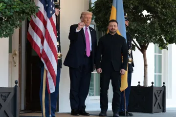 O tomahawcích musíme dále jednat, řekl Zelenskyj po schůzce s Trumpem