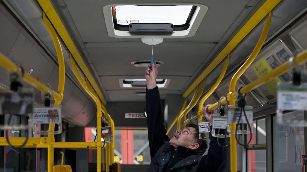 Kamera v autobusu