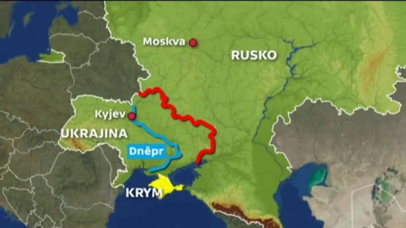 Ukrajina jako historicky rozdělená země