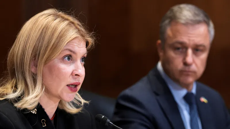 Velvyslankyně Ukrajiny ve Spojených státech Olha Stefanišyna