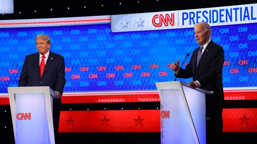 První předvolební debata mezi Joem Bidenem a Donaldem Trumpem