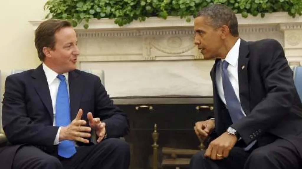 David Cameron a Barack Obama