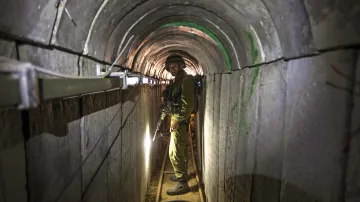 Tunel vedoucí z Gazy do Izraele