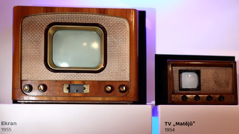 Z výstavy 60 let televizního vysílání
