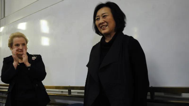 Kao Jü při návštěvě Prahy v roce 2009