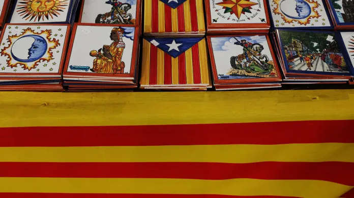 Katalánské vlajky