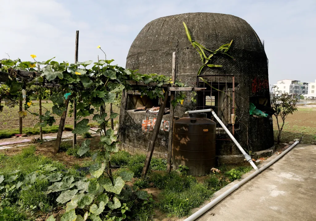 Tchajwanské bunkry dnes slouží jinému účelu, než pro který byly zbudovány
