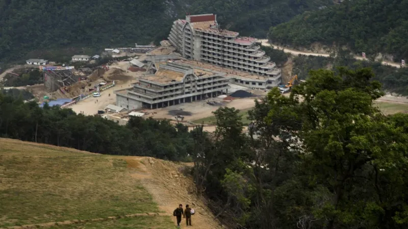 Lyžařský areál v KLDR