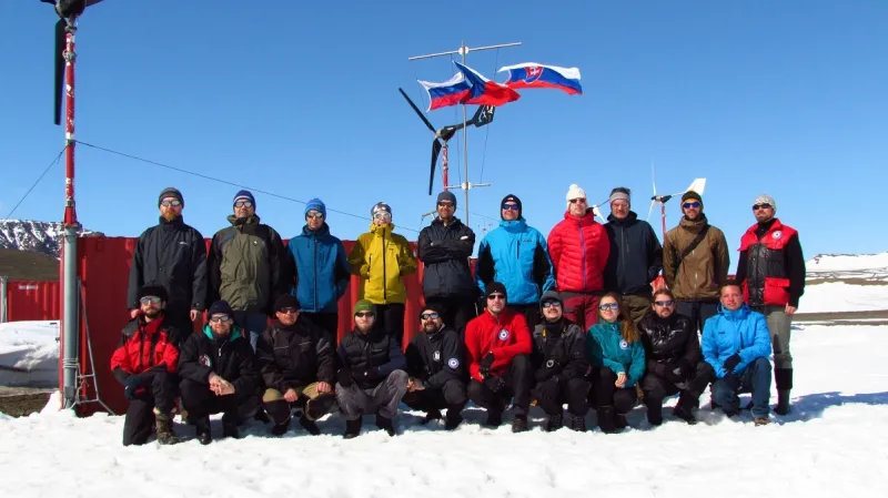 Česká výprava na stanici Johanna Gregora Mendela