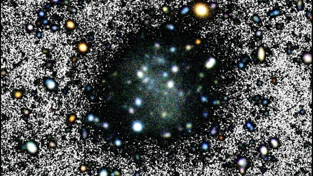 Nube, téměř neviditelná galaxie