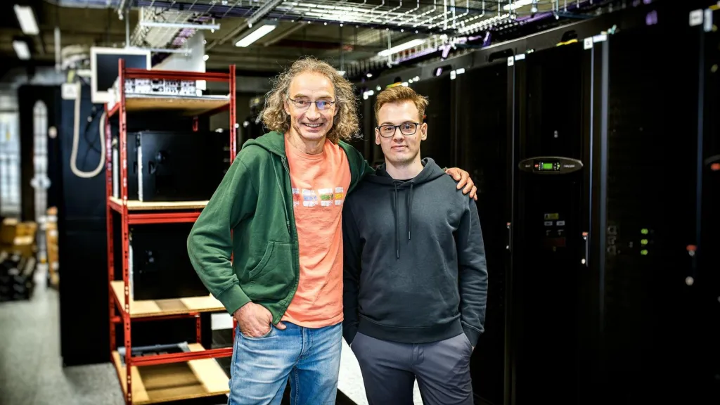 Pavel Jungwirth (vlevo) a Marco Vitek (vpravo)