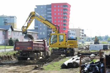 Stavba nové trati na okraji Olomouce zavře rušnou křižovatku. Zastaví se i tramvaje v centru