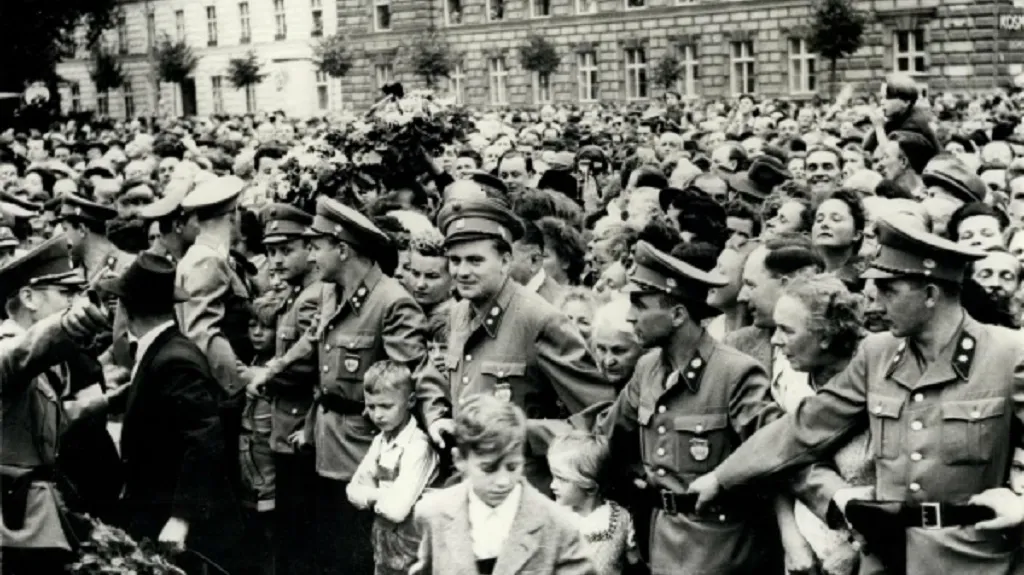 Oslavy vstupu státní smlouvy v platnost (červenec 1955)
