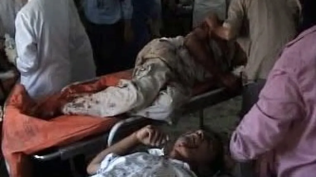 Zranění po sebevražedném útoku