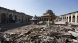 Velká mešita v Aleppu dnes
