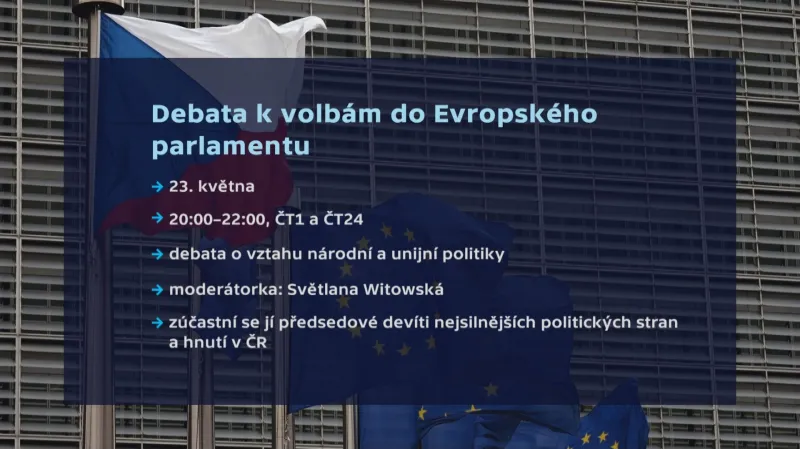 Debata k volbám do Evropského parlamentu
