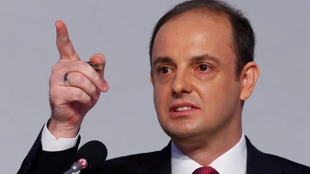 Guvernér turecké centrální banky Murat Cetinkaya