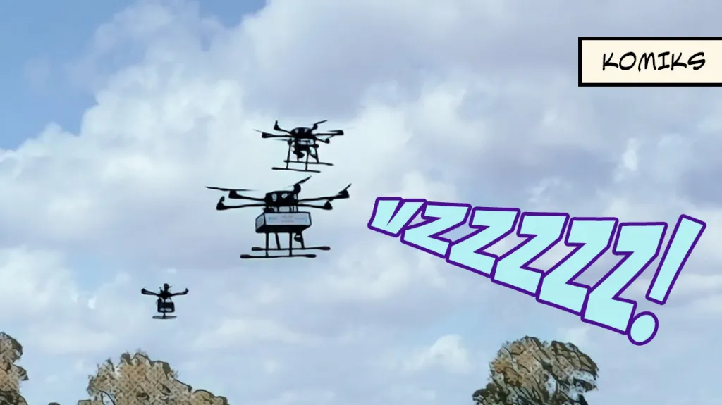 Izraelci testují donáškové drony ve velkých městech. Vozit chtějí třeba i pizzu