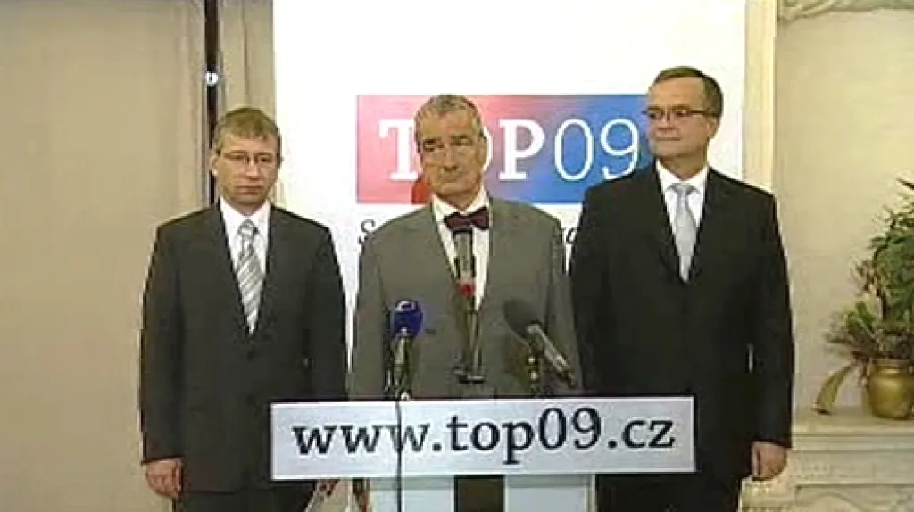 Tisková konference TOP 09