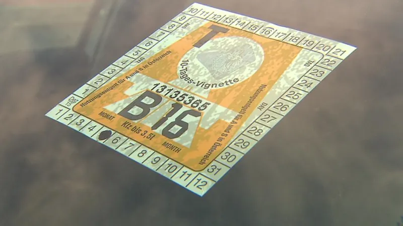 Rakouská dálniční známka