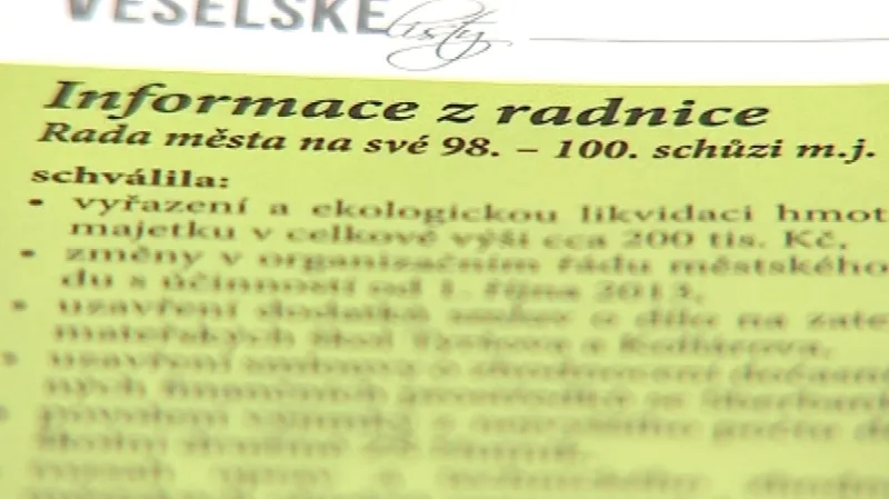 Info z radnice