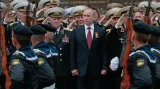 Vladimir Putin na přehlídce v Sevastopolu