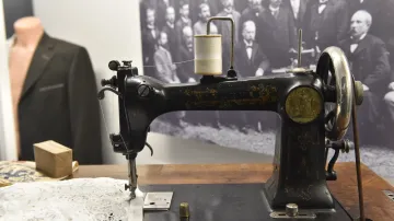 Výstava šicích strojů Minerva v Technickém muzeu