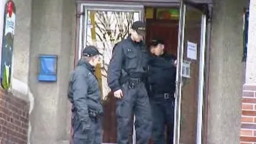 Policie v restauraci Sokol v Petřvaldu