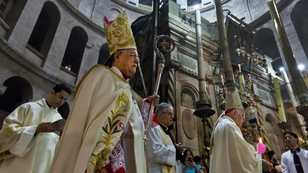 Latinský patriarcha Jeruzaléma Fuád Tval