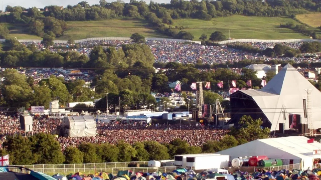 Hudební festival v Glastonbury