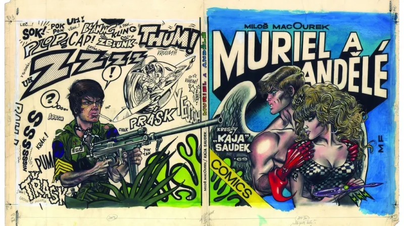 Originál komiksu Muriel a andělé