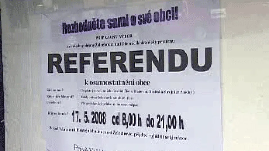 Plakát k referendu