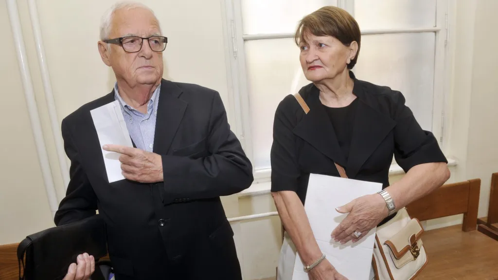 Jiřina Kaplanová u soudu