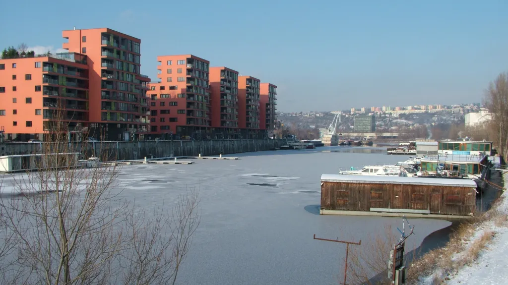 Projekt Marina v Praze u Libeňského mostu