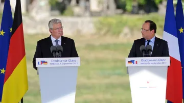 Joachim Gauck a Francois Hollande