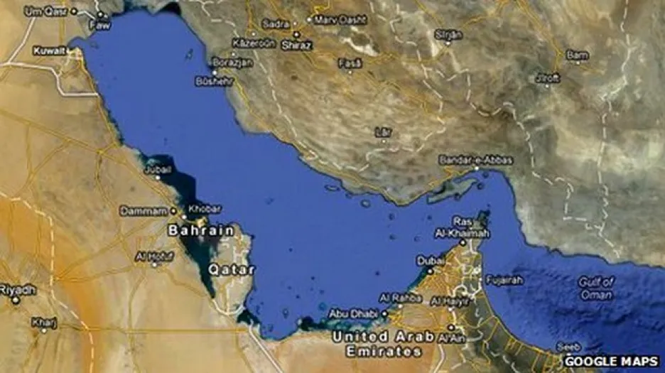 Perský záliv na Google Maps chybí