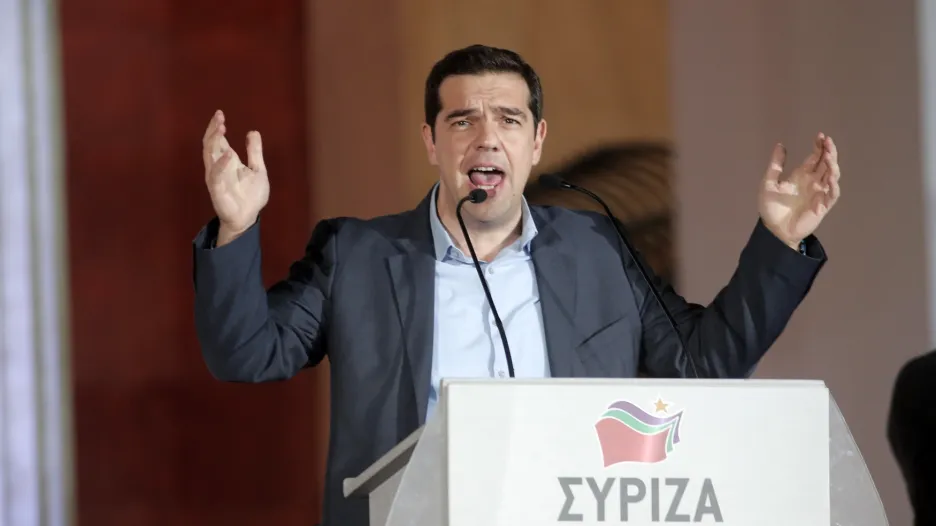 Pravděpodobný příští řecký premiér Alexis Tsipras hovoří po volebním vítězství