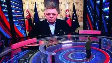 Robert Fico v ruské televizi