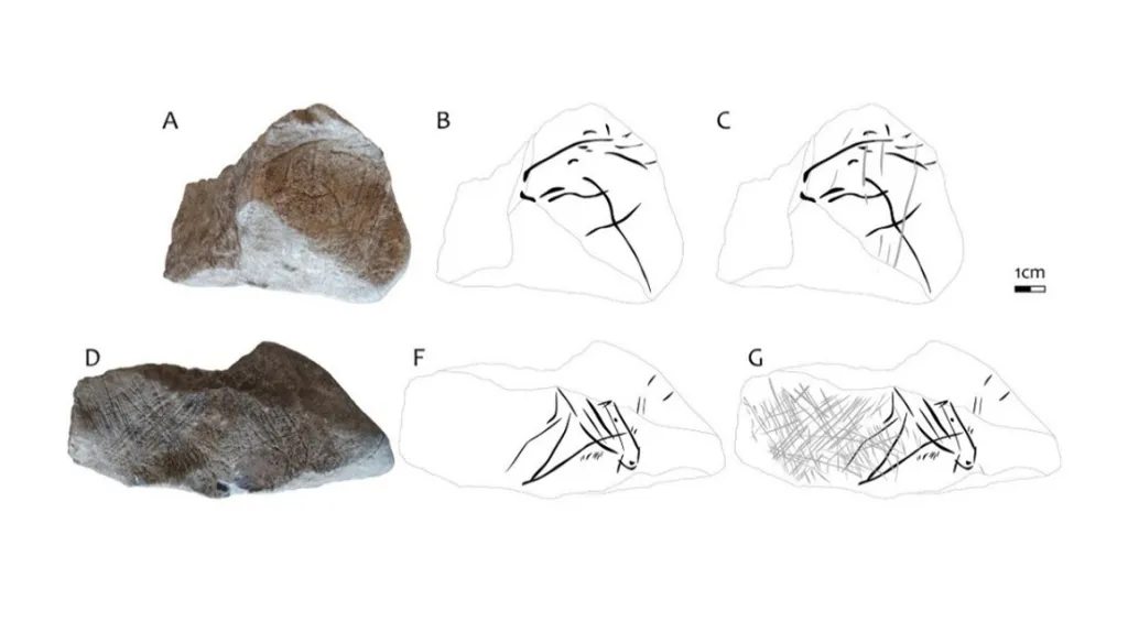 Rytina koně ze Švédova stolu